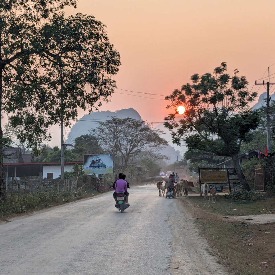 Asien Sonnenaufgang